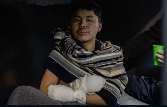 우크라이나 군에 생포된 북한군. 연합뉴스