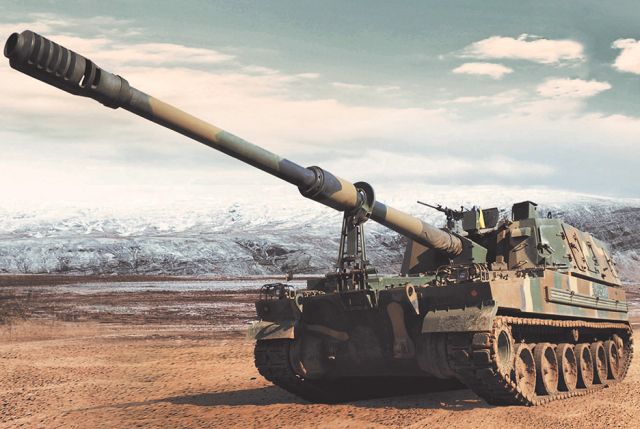 K9A1 자주포 이미지. 한화