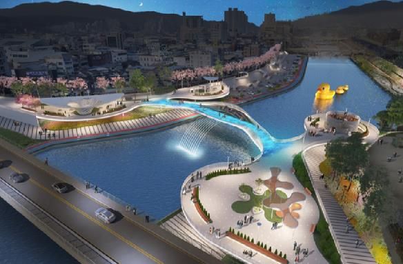 포천 그린웨이 인도교 조감도. 경기도 제공.