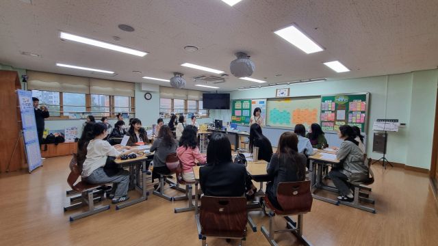 해오름초등학교,자율적 수업나눔 우수학교. 안양과천교육지원청 제공.