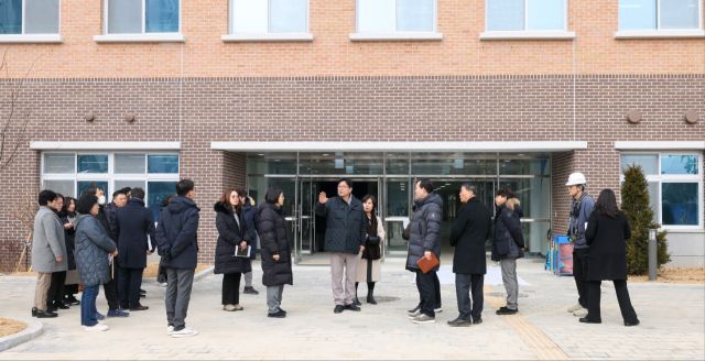 도성훈 인천시교육감이 인천은송중학교를 방문했다. 인천시교육청제공