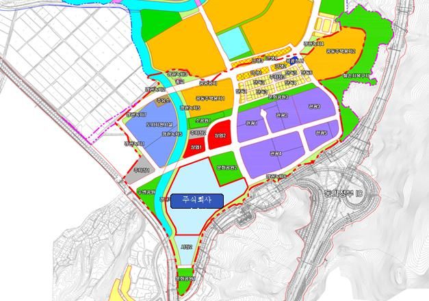 의정부복합문화융합단지 토지이용계획도. 의정부시 제공