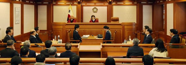 헌법재판소에서 윤석열 대통령 탄핵 심판 2차 변론기일이 진행되고 있다. 연합뉴스