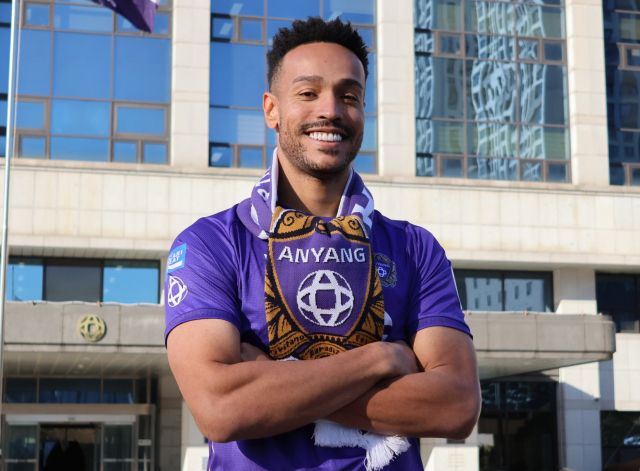 K리그1 FC안양에 입단한 K리그2 득점왕 출신 모따.FC안양 제공