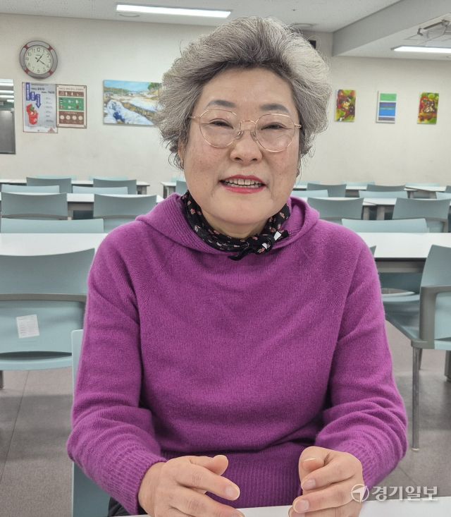 정현숙 손모아봉사단장. 박용규기자