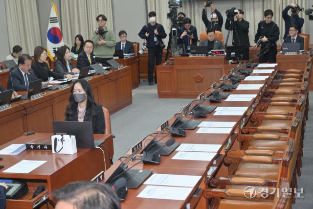 국회 운영위원회 전체회의. 조주현기자