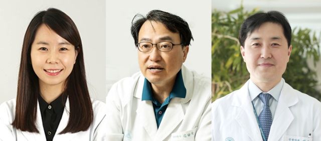(왼쪽부터) 서울아산병원 영상의학과 윤희망, 융합의학과 김남국, 신생아과 이병섭 교수. 서울아산병원