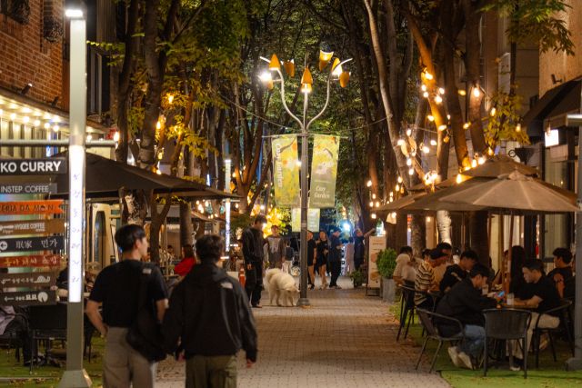 경기관광공사가 용인시 보정동 카페거리가 따뜻하고 아늑한 정원을 테마로 한 특별한 공간, ‘코지가든(Cozy Garden)’으로 새단장을 마쳤다고 2일 밝혔다. 공사 제공