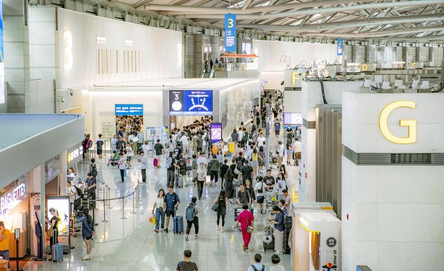 인천국제공항 터미널 전경사진. 공항공사 제공