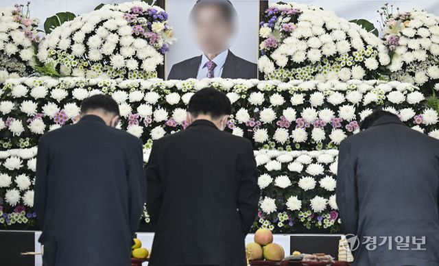 특검후 숨진 양평군 공무원을 향한 마지막 인사 [포토뉴스]