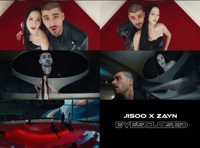 지수 신곡 '아이즈 클로즈드' 뮤직비디오. 블리수 제공