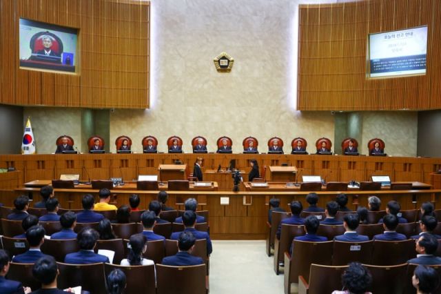 ▲대법원 전원합의체 재판 모습. 연합뉴스