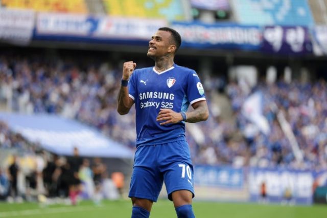 K리그2 34라운드 MVP에 선정된 수원 삼성의 세라핌. 한국프로축구연맹 제공