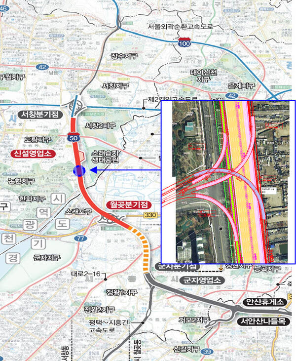 소래 IC 위치도. 인천시 제공