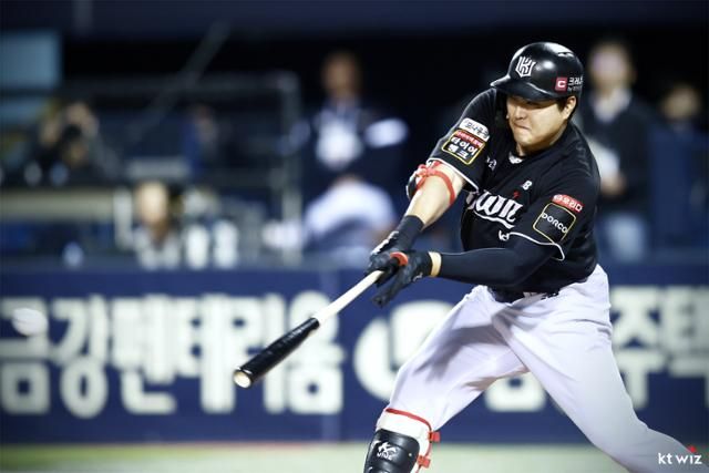 은퇴를 선언한 프로야구 KT 위즈의 내야수 오재일. KT 제공