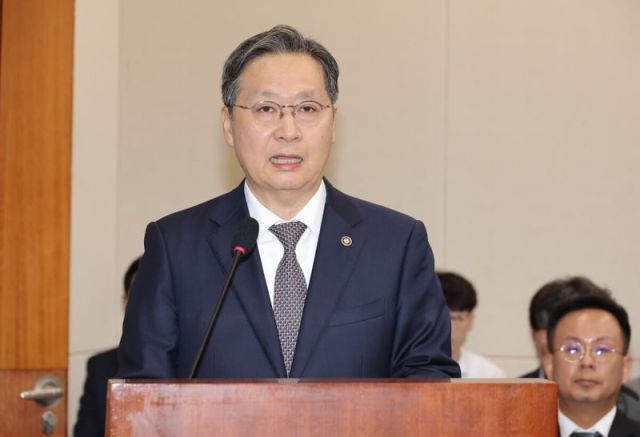 ▲국회 과학기술정보방송통신위원회 국정감사에 출석한 윤영빈 우주항공청장. 연합뉴스