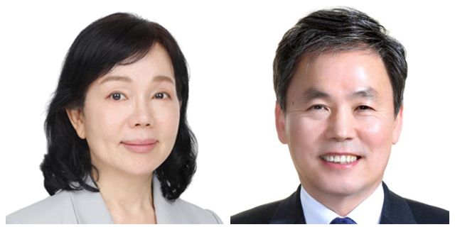 대통령실은 2일 이재명 대통령이 개인정보보호위원회 위원장에 송경희 성균관대 인공지능융합원 인공지능신뢰성센터장(왼쪽)을, 고준위 방사성폐기물 관리위원회 위원장에 김현권 전 의원을 내정했다고 밝혔다. 연합뉴스