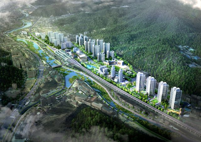 광주 곤지암역세권 도시개발사업 조감도. 광주시 제공