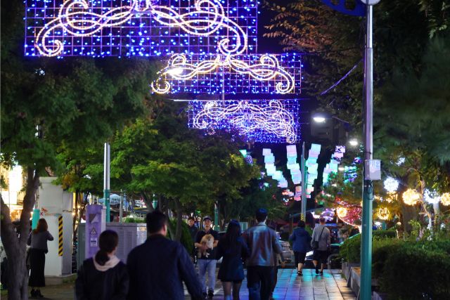 인천 남동구가 소래 빛의 거리를 신규 조성했다. 남동구 제공