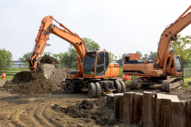 건설현장 굴착기. 기사의 이해를 돕기 위한 이미지로 기사와 직접적 연관은 없음. 클립아트코리아