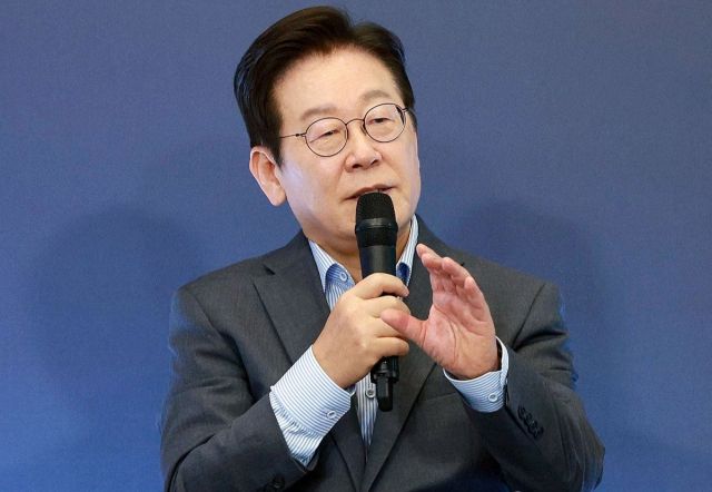 이재명 대통령이 지난 9월17일 경기도 성남시 스타트업 스퀘어에서 열린 청년 스타트업 상상콘서트에서 발언하고 있다. 연합뉴스