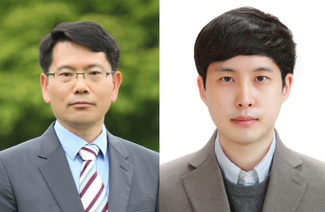 인하대 물리학과 이재우 교수(왼쪽)와 통계물리연구실 소속 조창희 박사과정 학생. 인하대 제공