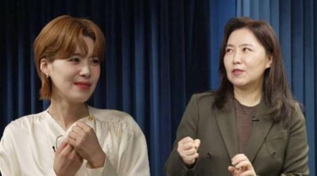 장도연이 예능 프로그램 최초 용산 대통령실 청사 브리핑룸을 방문해 강유정 대통령실 대변인을 만났다. SBS 제공