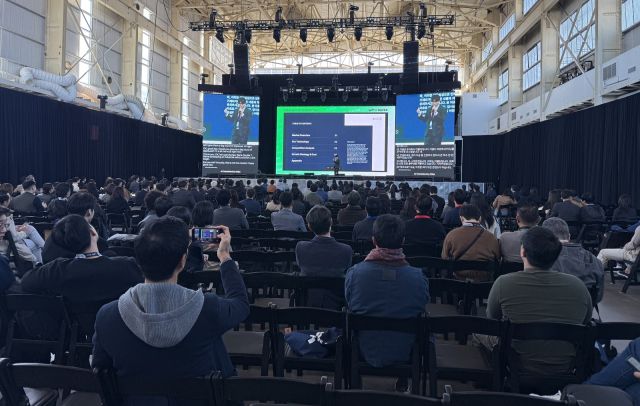 지난 16~18일(현지 시간) 미국 뉴욕에서 도내 스타트업들의 글로벌 시장 진출 지원을 위한 기업설명회(IR) 및 투자 네트워킹 행사가 진행되는 모습. 경기도 제공