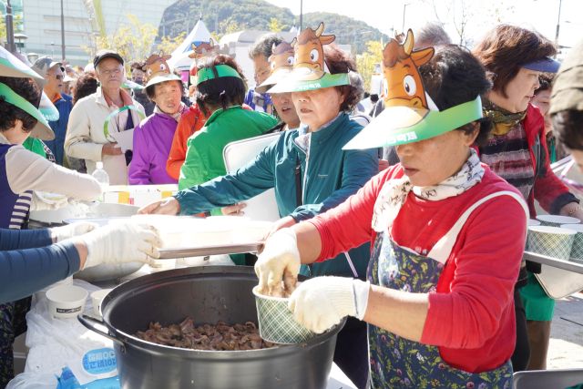 지난해 열린 ‘곤지암 소머리국밥 거리 축제’ 모습. 광주시 제공