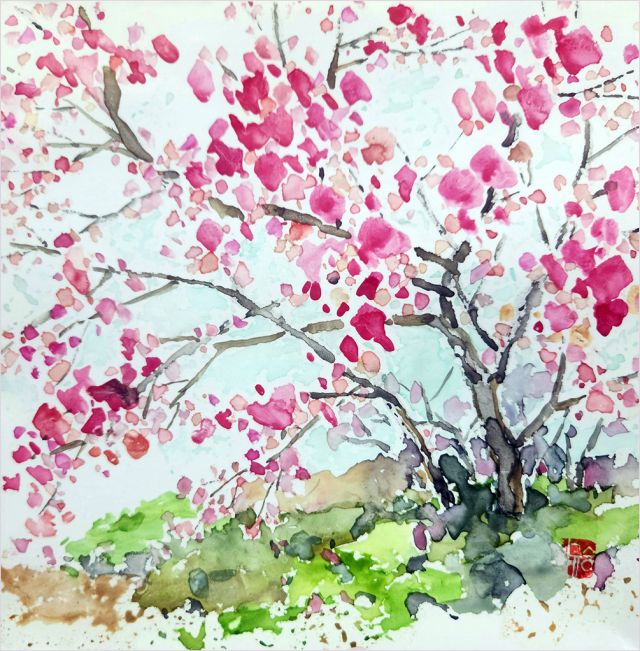 이규승作 '적곡25-3', 종이위에 먹, 수채 2025