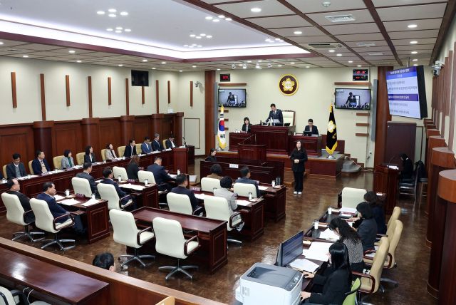광명시의회 제296회 임시회 폐회. 광명시의회 제공