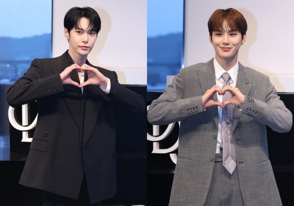 NCT 도영(왼쪽), 정우. 연합뉴스