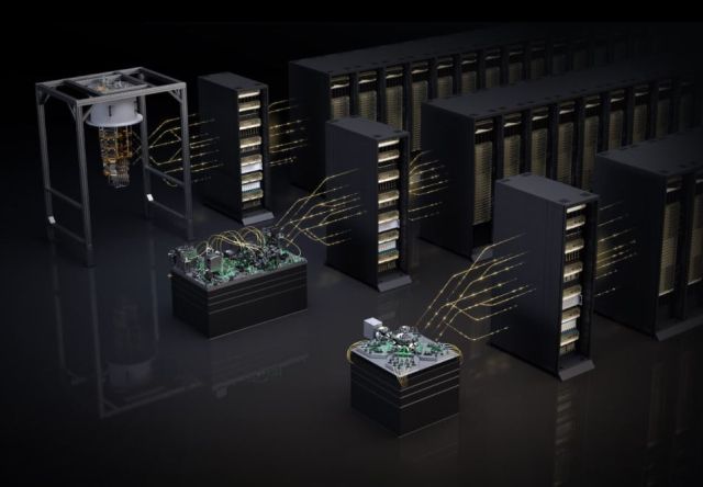 GPU와 양자 프로세서를 결합해 가속형 양자컴퓨터를 구축한 개방형 시스템 아키텍처 엔비디아 NVQ링크. 엔비디아