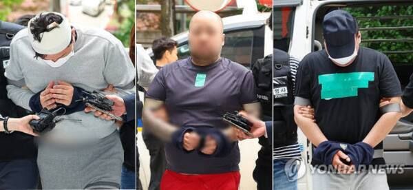 인천 연수구 송도국제도시 길거리에서 패싸움 중 칼부림을 한 일당들. 연합뉴스
