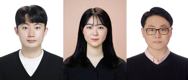 (왼쪽부터) 인하대 김광민, 최아영 고분자환경융합공학 전공 학생과 한창석 환경공학과 교수.