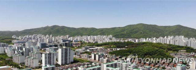 군포 수리산 전경. 연합뉴스