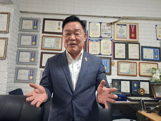 조신현 국제자원봉사연합회 이사장. 이선호기자