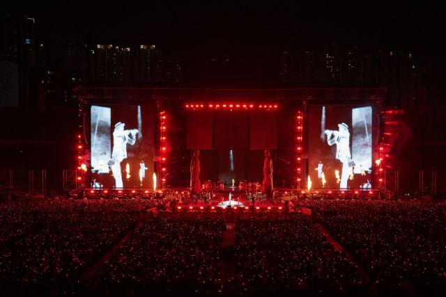 고양종합운동장에서 열린 지드래곤 공연현장. 쿠팡플레이 제공