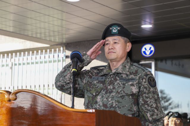 이일용 육군 제5군단장. 육군 제5군단 제공.