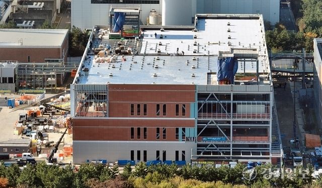 인천 송도 셀트리온 DP 공장 건설 현장. 경기일보 DB