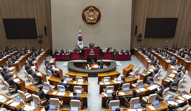 김민석 국무총리가 지난 8월 25일 국회에서 열린 예산결산특별위원회 전체 회의에 출석해 인사말을 하고 있다. 연합뉴스