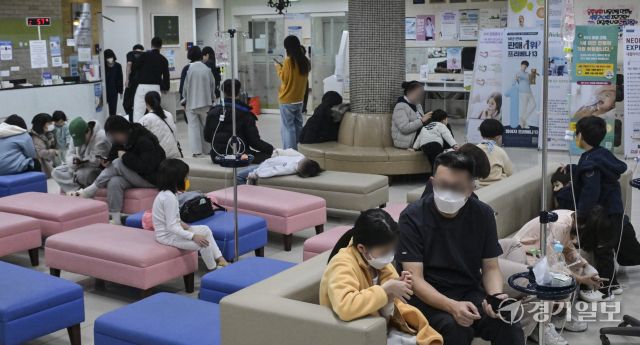 어린이, 청소년 독감 환자 빠르게 증가 [포토뉴스]