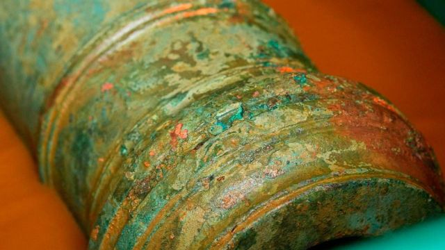 콜롬비아 인근 해역에서 1708년 침몰했던 스페인 범선에서 인양한 유물 일부. 연합뉴스