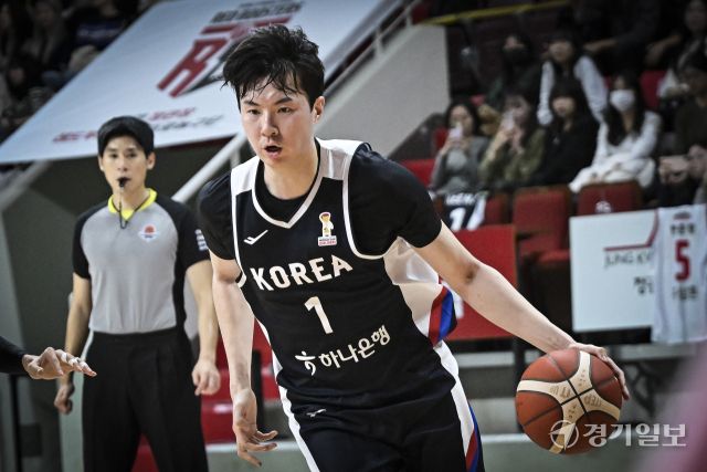 남자농구대표팀, 농구월드컵전 최종 연습 경기 [포토뉴스]
