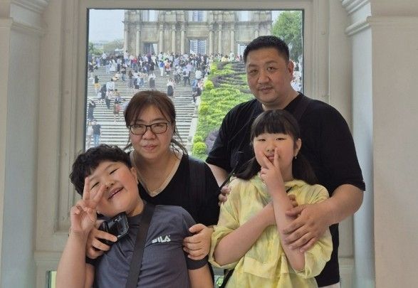 장기기증으로 5명의 생명을 살린 고(故) 이지원씨(왼쪽 상단)와 가족들. 한국장기조직기증원 제공