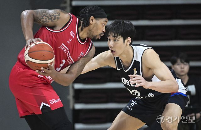 남자농구대표팀, 농구월드컵전 최종 연습 경기 [포토뉴스]