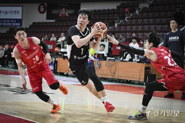 남자농구대표팀, 농구월드컵전 최종 연습 경기 [포토뉴스]