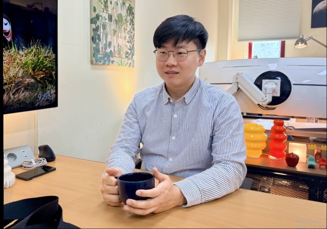 김태균 한국공학대학교 대학공유혁신원장이 경기일보와 인터뷰를 진행하고 있다. 김형수기자