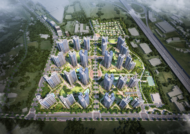 안성 공도 진사2 도시개발사업 조감도. 경기도 제공