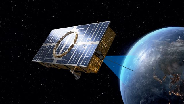 한화시스템이 개발한 소형 SAR(합성개구레이다) 위성. 한화시스템